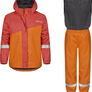 Endast denna vecka Urberg Kids' Sylte PU Rain Set Pumpkin Spice