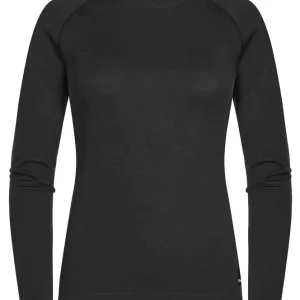 Urberg Women's Selje Merino-Bamboo Top Black/Purple Begränsad tid