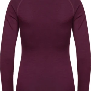Expressleverans Urberg Women's Selje Merino-Bamboo Top Potent Purple