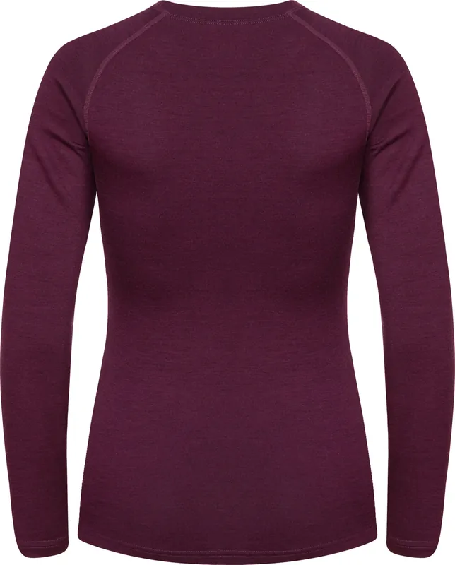 Expressleverans Urberg Women's Selje Merino-Bamboo Top Potent Purple