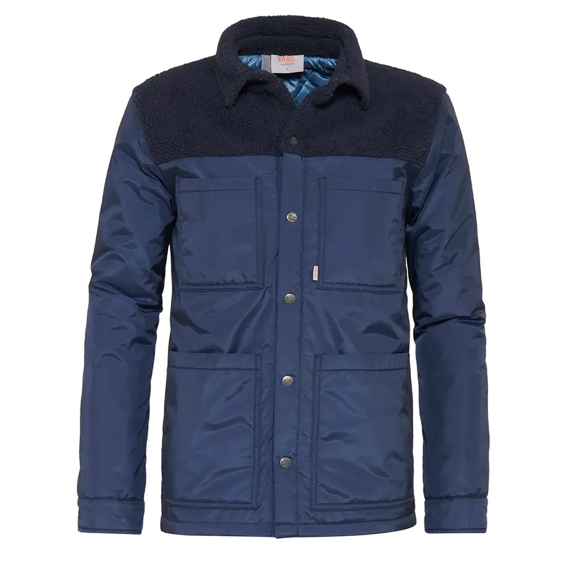 Varg Men's Ingarö Shirt Jacket Dark Blue Billig