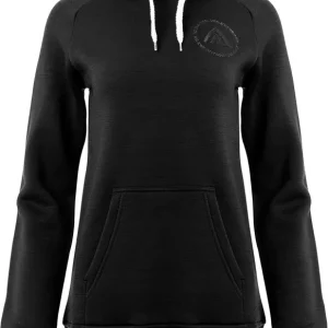 I lager Aclima Women's FleeceWool V2 Hoodie Jet Black