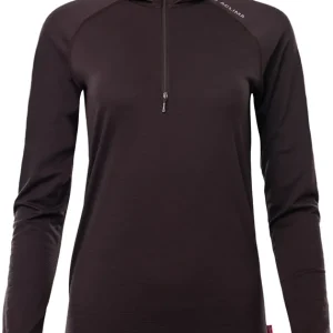 Sista chansen Aclima Women's LightWool 180 Hoodie Chocolate Plum