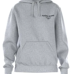Lågt pris Björn Borg Women's Borg Essential Hoodie Light Grey Melange