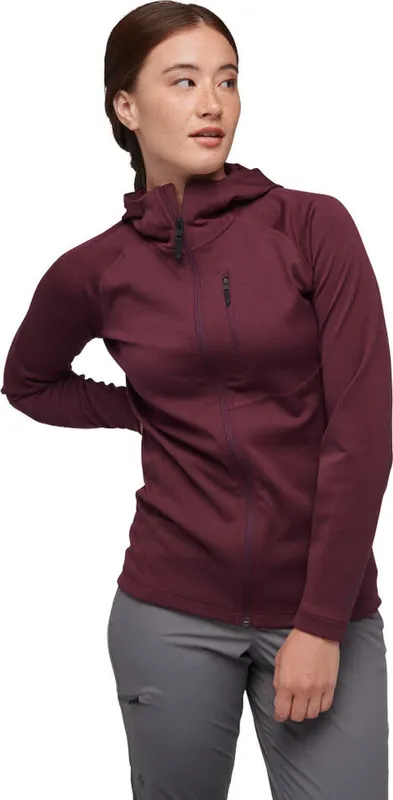 Beställ nu Black Diamond Women's Coefficient Fleece Hoody Black