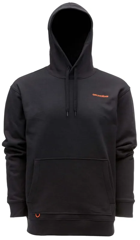Grundéns Men's Displacement Dwr Hoodie Logo Anchor Black Begränsat erbjudande
