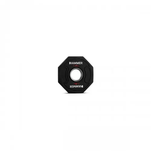 Extra rabatt Gummiklädd internationell viktskiva Hammer Octagon 1,25 kg