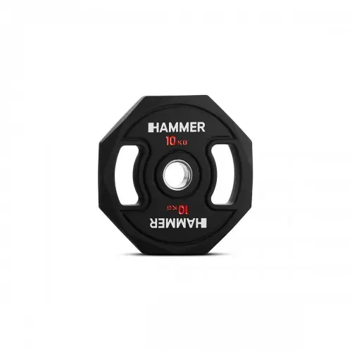 Endast denna vecka Gummiklädd internationell viktskiva Hammer Octagon 10,0 kg
