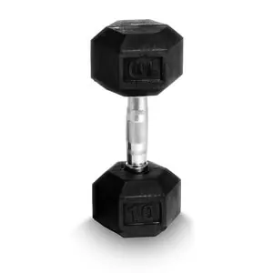 Hexhantel, gummi, JTC Power, 25 kg Snabb frakt