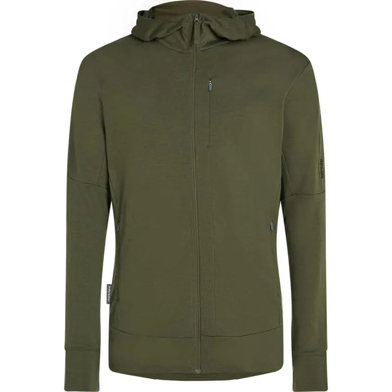 Icebreaker Men's Merino 260 Quantum Iv Longsleeve Zip Hoodie Loden Rabatt