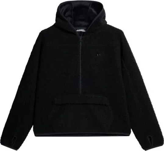 Endast denna vecka J.Lindeberg Women's Delise Pile Hoodie Black