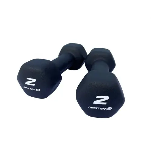 Begränsat erbjudande Neoprenhantlar 2x2kg Master Fitness