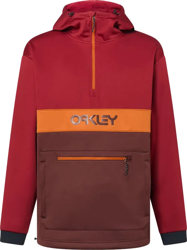 Erbjudandepris Oakley Men's Tnp Nose Grab Softshell Hoodie Grenache/iron Red