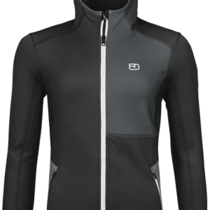 Ortovox Women's Fleece Hoody Black Raven Extra rabatt