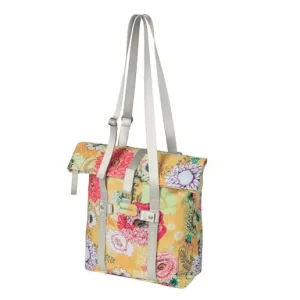 Rea Cykelväska Pakethållare Basil Shopper Bloom Waterproof 15-20L Yellow