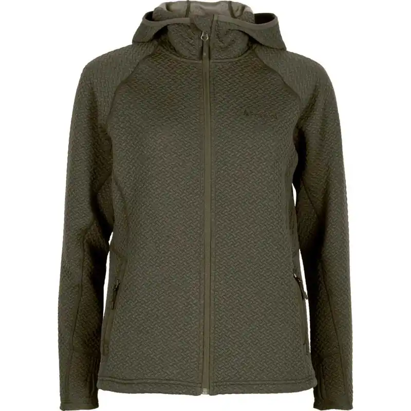 Beställ idag Pinewood Women's Everyday Travel Full Zip Hoodie D.Green Mel