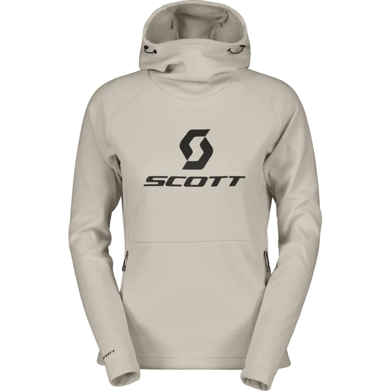 Scott Women's Defined Mid Pullover Hoody Dust White Begränsat erbjudande