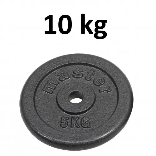 Skolvikt för 25 mm stång Master Fitness 10kg Rea