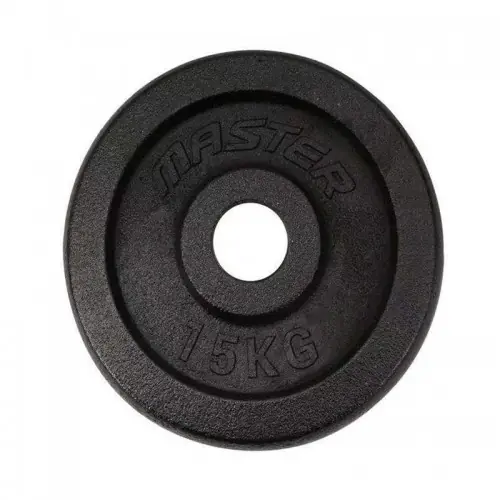 Skolvikt för 25 mm stång Master Fitness 15kg Handla nu