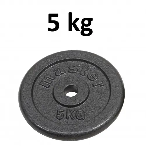 Skolvikt för 25 mm stång Master Fitness 5kg Fynd