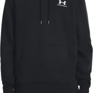Under Armour Men's UA Essential Fleece Hoodie Black I lager