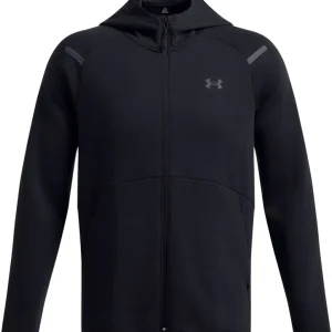Säker betalning Under Armour Men's UA Unstoppable Fleece Full-Zip Hoodie Black