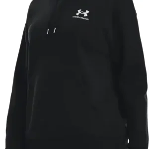 Under Armour Women's Essential Fleece Hoodie Black Sista chansen
