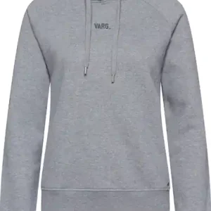 Varg Women's Sandhamn Hoodie Dark Grey Melange Snabb frakt