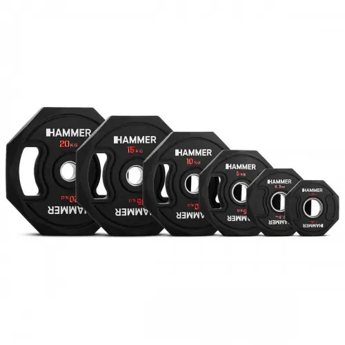 Kampanjpris Viktset 107,5 kg Hammer Octagon viktskivor