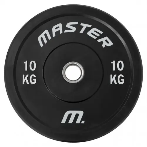 Viktskiva Master Fitness Bumperplate 10,0 kg Kampanj