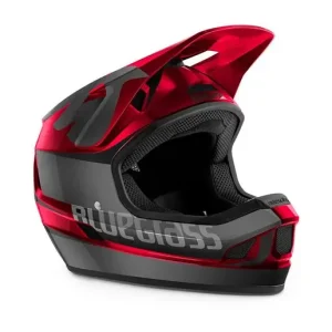 BLUEGRASS Cykelhjälm Legit Red Black risnedsättning