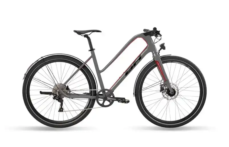 Bh Racerhybrid Oxford Jet Lite Silver-Black-Red Kampanjpris