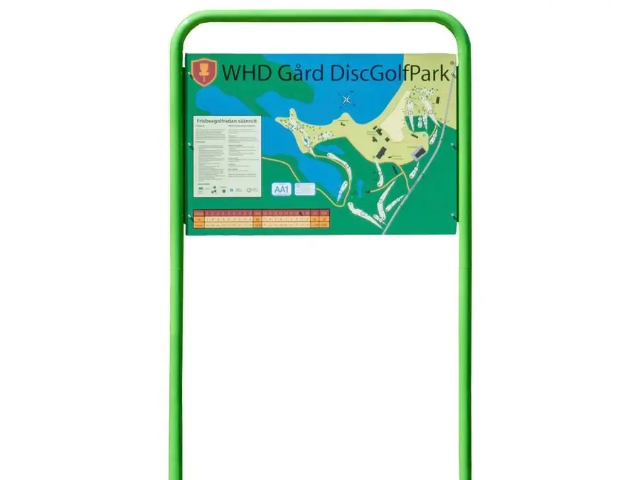 Sista chansen DiscgolfPark Infoboard