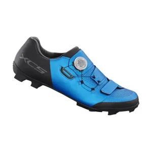 Bästa pris Cykelskor MTB Shimano XC502 Herr blå