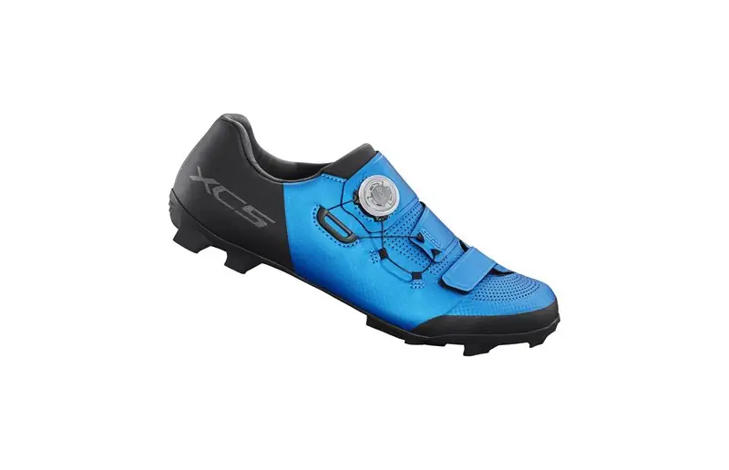 Bästa pris Cykelskor MTB Shimano XC502 Herr blå