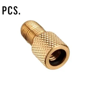 Fynd XLC PU-X10 Schrader till Dunlop/Presta adapter brass 1st