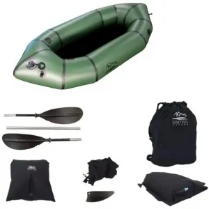 Kajak Packraft Feather Army Green Endast denna vecka