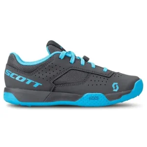 SCOTT Sko Mtb AR Kids Lace Grey/Neon Blue Populärt val