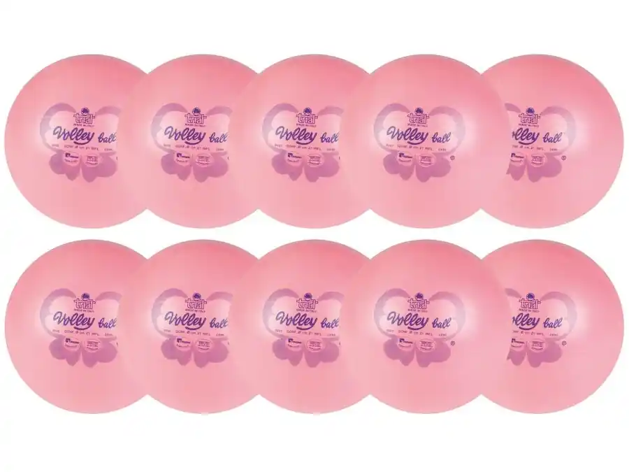 Trial Butterfly Super Soft Volleyboll Rosa 10-pack Säker betalning