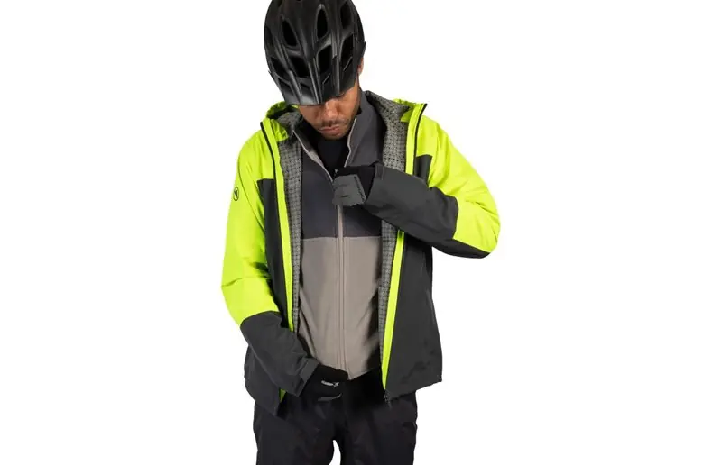 Endura Cykeljacka Hummvee 3-in-1 Waterproof Hivizyellow Kampanj