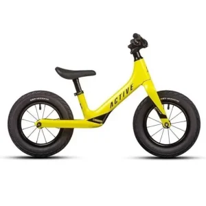 Köp online Active Balanscykel Carbon Yellow/Black