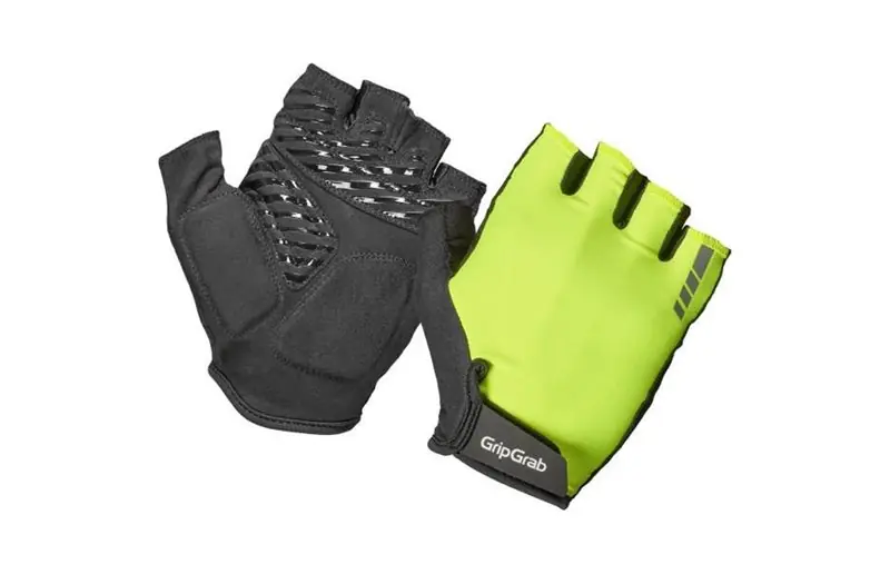 GripGrab ProRide RC Max Vadderade Kortfingerhandskar Yellow Hi-Vis Fynd