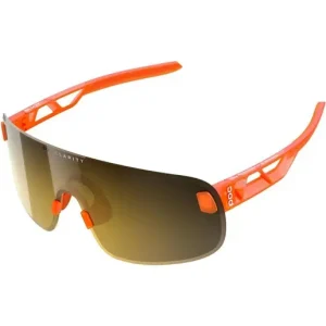 I lager Cykelglasögon POC Elicit Fluo. Orange Translucent/Clarity Road/Partly Sunny Gold