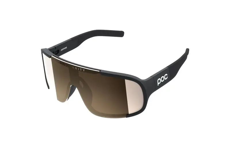 Cykelglasögon POC Aspire Uranium Black/Clarity Trail/Partly Sunny Silver Snabb leverans