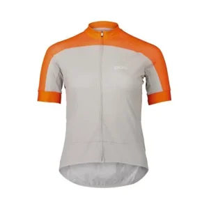 Endast denna vecka Poc Cykeltröja W's Essential Road Logo Zink Orange/Granite Grey