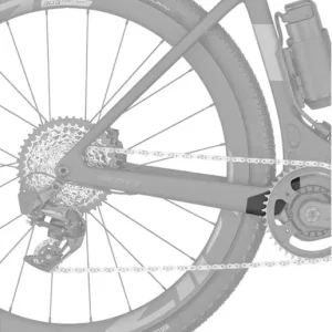 I lager Scott Kedjestagsskydd Solace Eride Chainstay Protection Plate