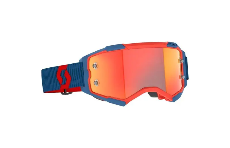 Expressleverans Scott Goggle Fury Orange Chrome Works/Dark Blue/Neon