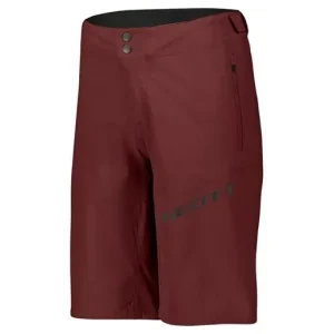 Billig Scott Cykelbyxor Shorts Herr Endurance ls/fit w/pad Wood Red