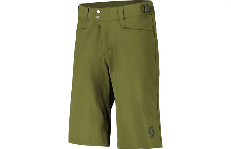 Beställ nu Scott Shorts M's Trail Flow w/pad Fir Green