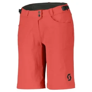 Bästa pris Scott Cykelbyxor Shorts Dam Trail Flow w/pad Astro Red